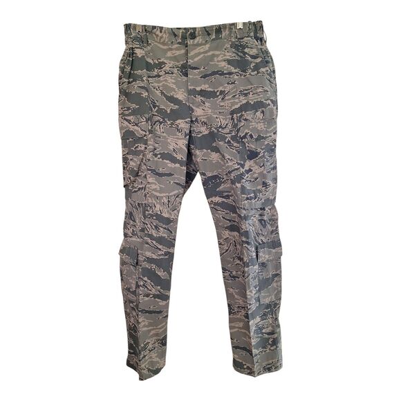 Military US Air Force Pants Mens 32 Combat Camo Utility Cargo Trouser Fatigues - Picture 3 of 11